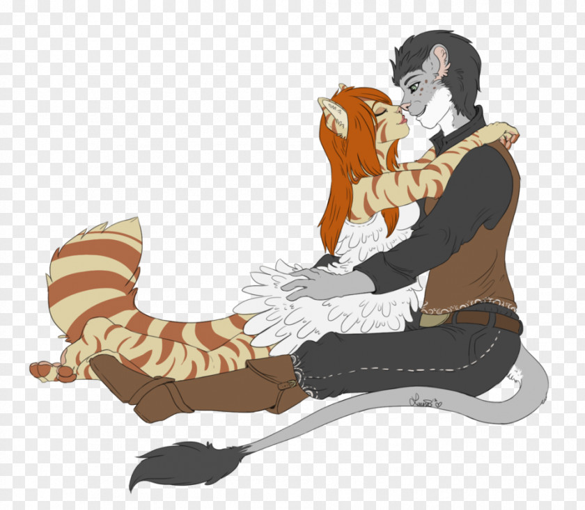 Flat Couple Cat Dog Canidae Mammal PNG