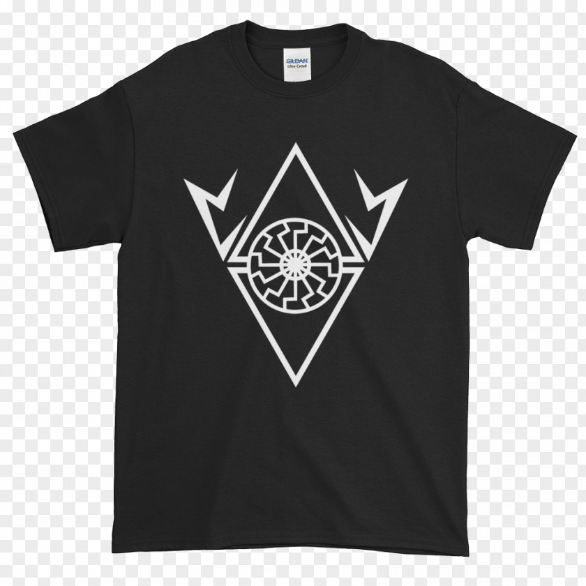 T-shirt Clothing Black Sun Sleeve PNG
