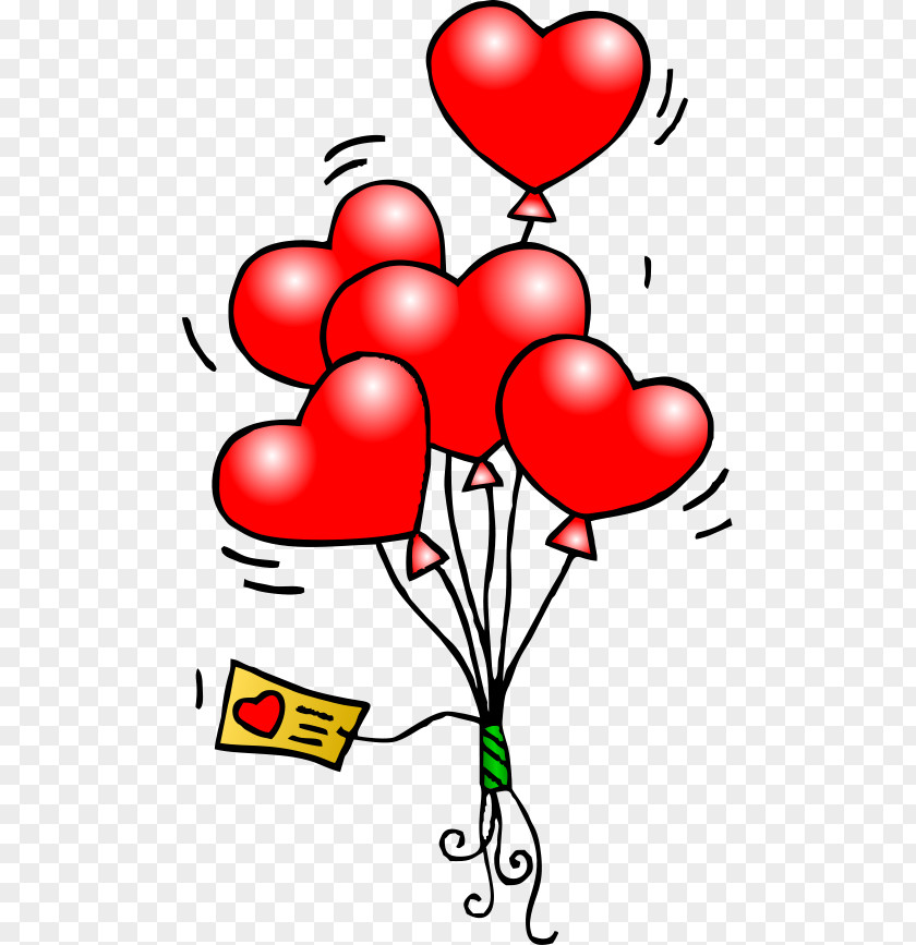 Valentine Balloon Cliparts Valentines Day Heart Free Content Clip Art PNG