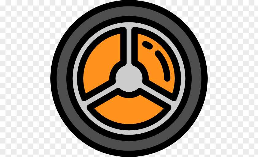 Yellow Steering Wheel Comma Clip Art PNG