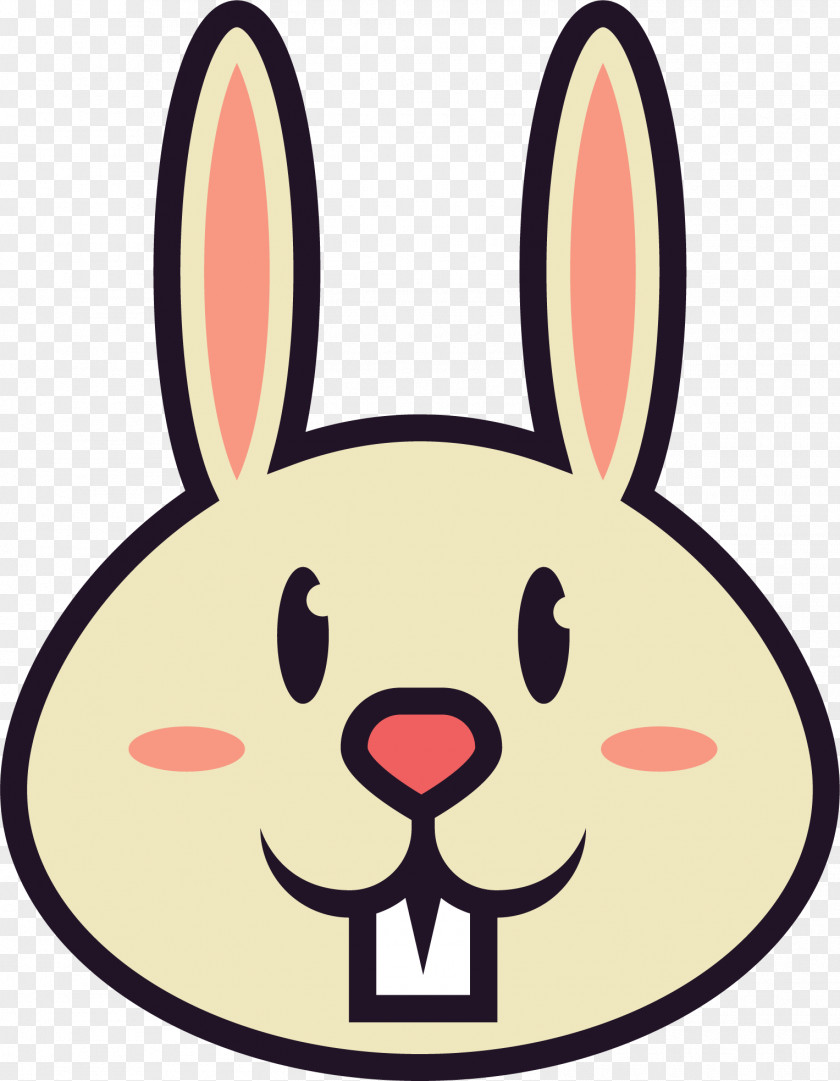Cartoon Rabbit Icon Easter Bunny Domestic European Clip Art PNG