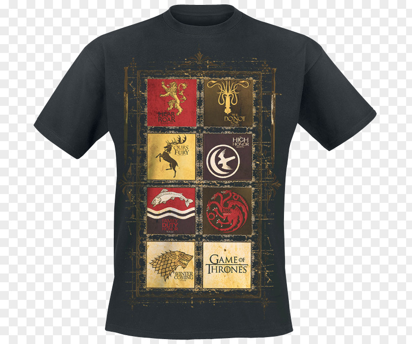 T-shirt Cersei Lannister Daenerys Targaryen House Stark Winter Is Coming PNG
