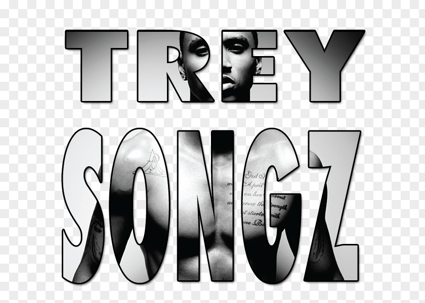 Trey Songz Graphic Design Monochrome Photography Black And White PNG