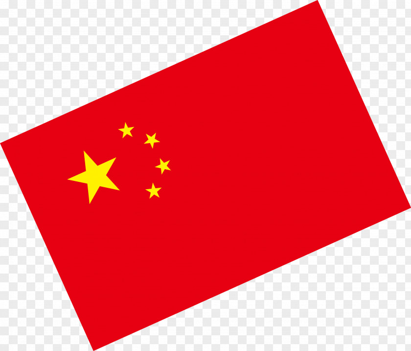 Five-star Red Flag Decoration Vector Design Of China PNG