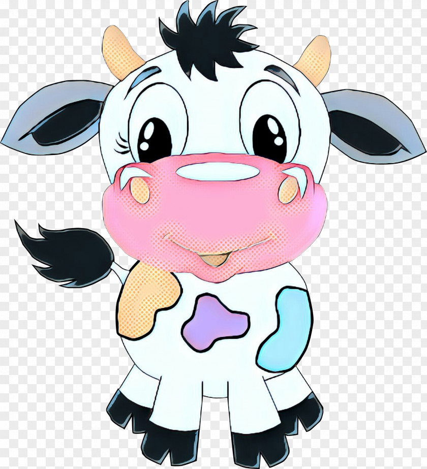 Livestock Sticker Painting Cartoon PNG