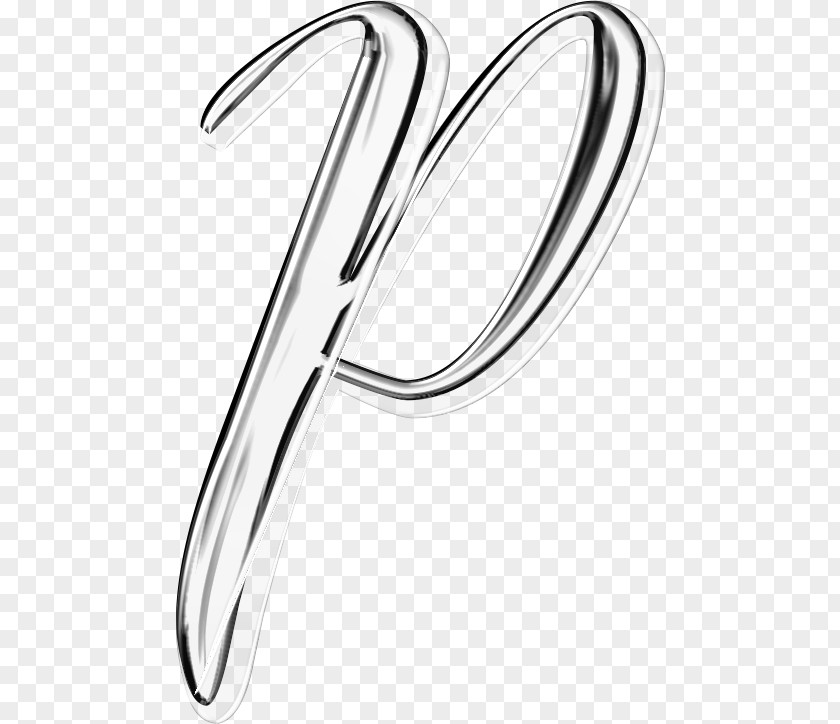 White Pinyin P Letter Case PNG