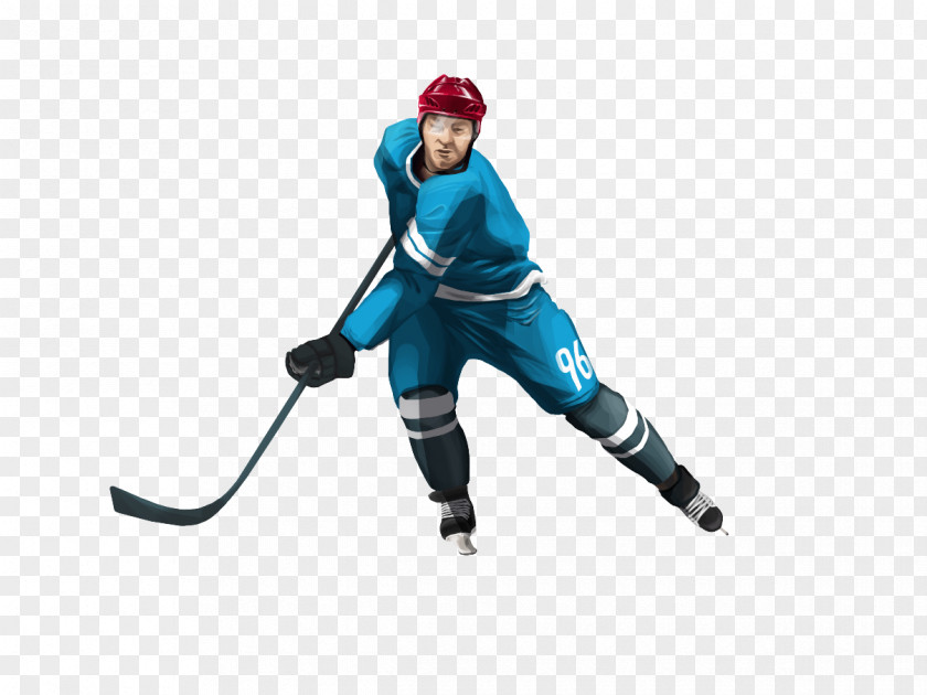 Hockey Ice Player Rink Sport PNG