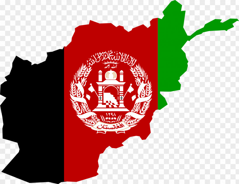 Pennant Flag Of Afghanistan National Map PNG