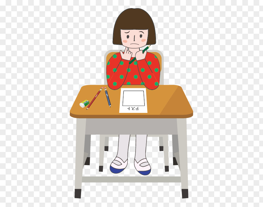 Table Desk Chair School PNG