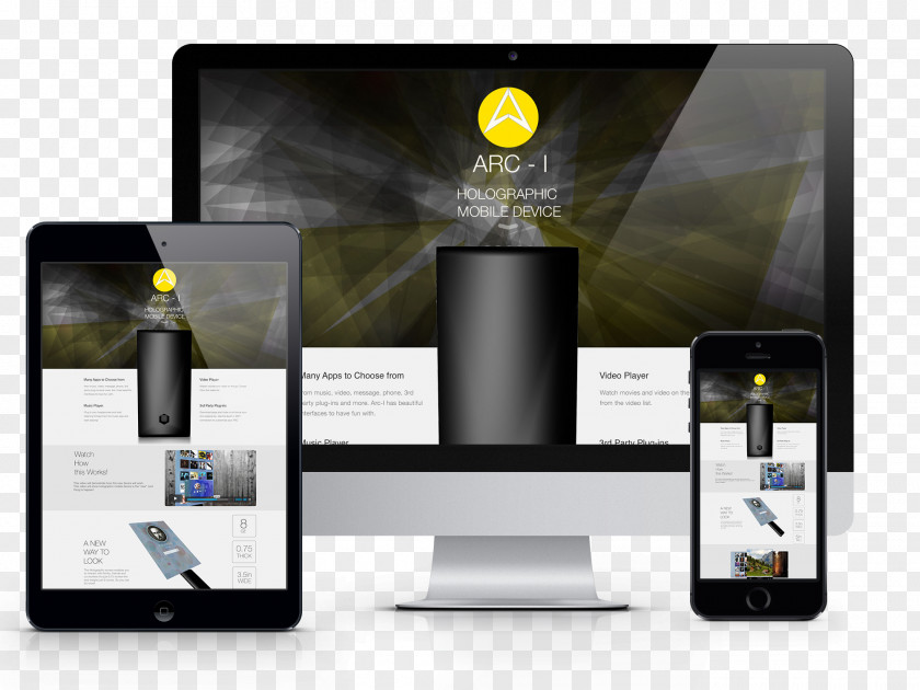 Li Chun Holographic Health Museum Responsive Web Design Landing Page Marketing PNG