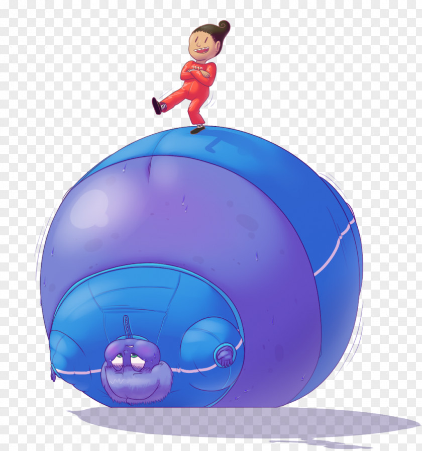 Blueberry Violet Beauregarde Chewing Gum Body Inflation PNG