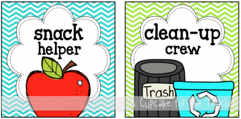 Classroom Job Clipart Snack Teacher Clip Art PNG