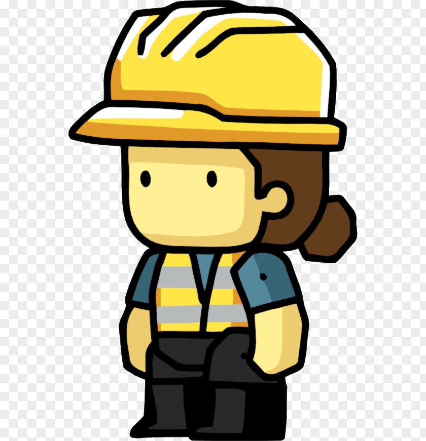 Construction Worker Hard Hat Cartoon Clip Art Yellow Personal Protective Equipment PNG