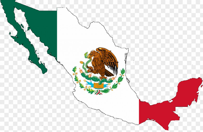 Flag Of Mexico Map National PNG