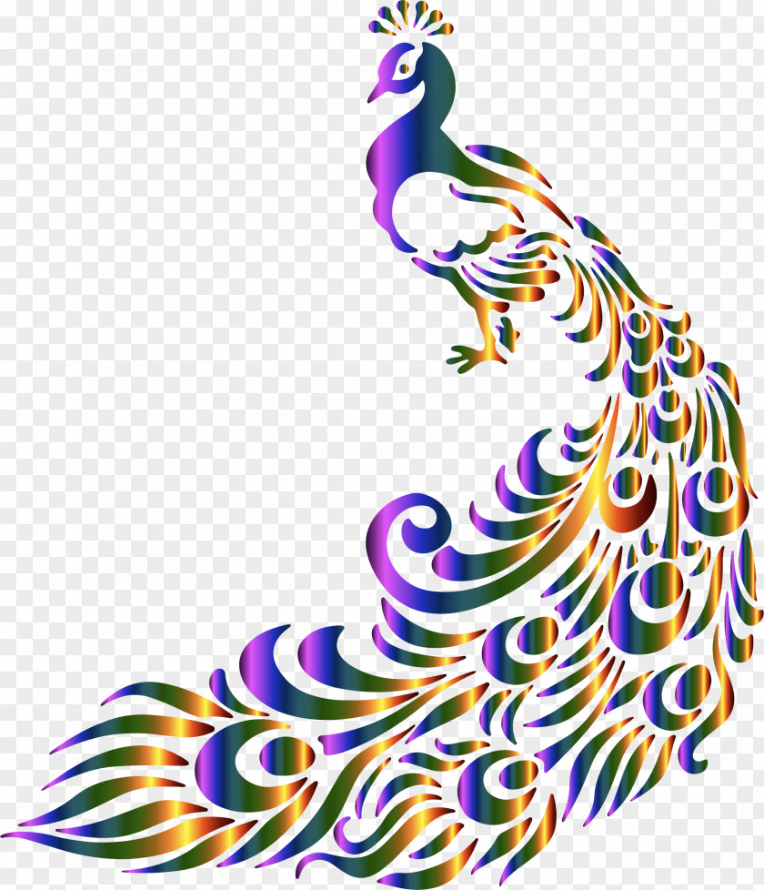 Peacock Transparent Images Peafowl Black Clip Art PNG