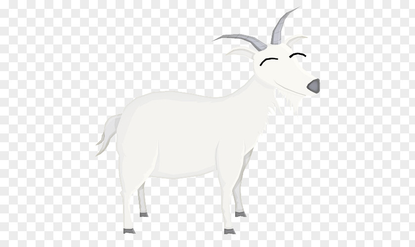 Animal Figure Horn Goat Cartoon PNG