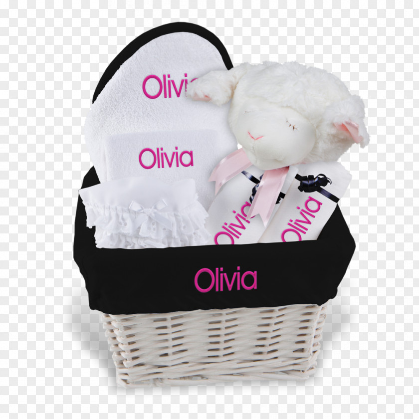 Baby Basket Food Gift Baskets Hamper Pink M PNG