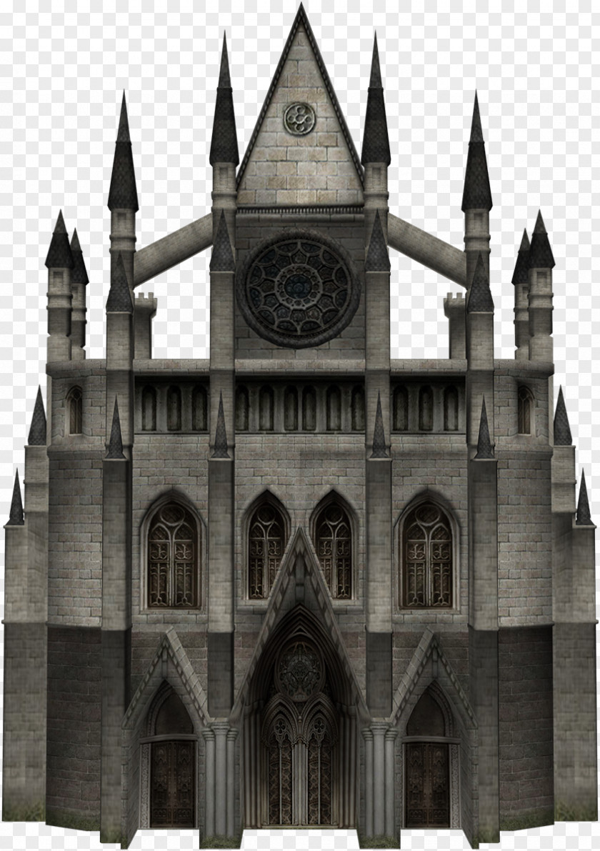 Cathedral Haunted House Castle Clip Art PNG