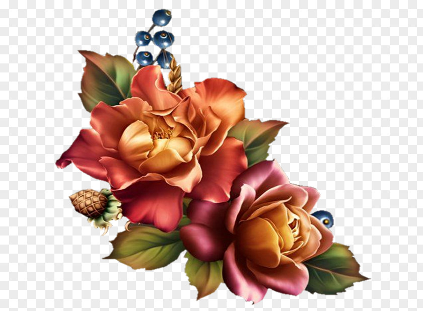 Flower Painting Floral Design Art Clip PNG