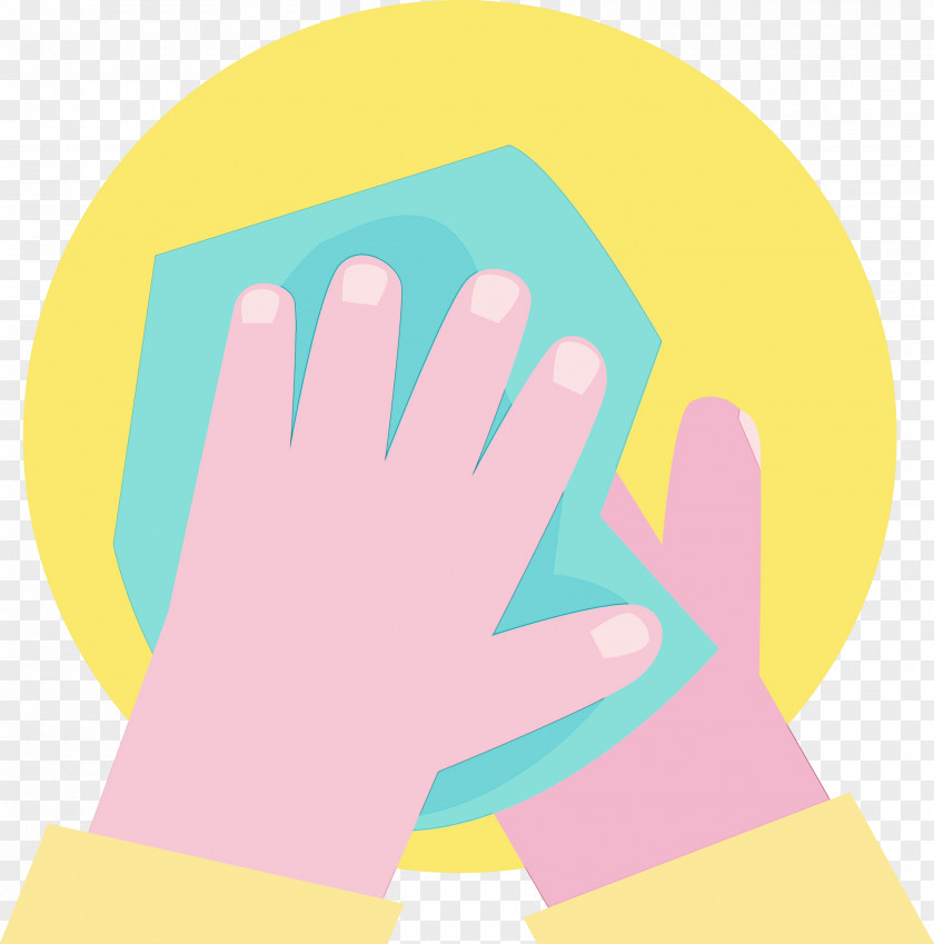 Hand Model Logo Yellow Line Area PNG