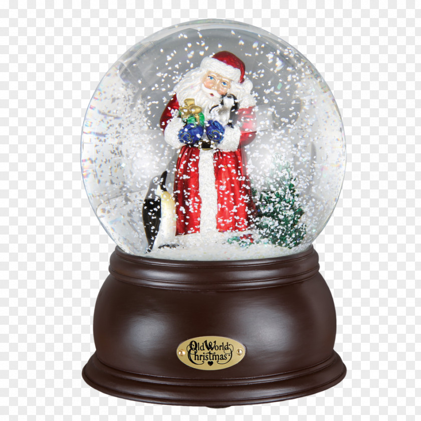 Highlight Picture Material Santa Claus Snow Globes Christmas Ornament PNG