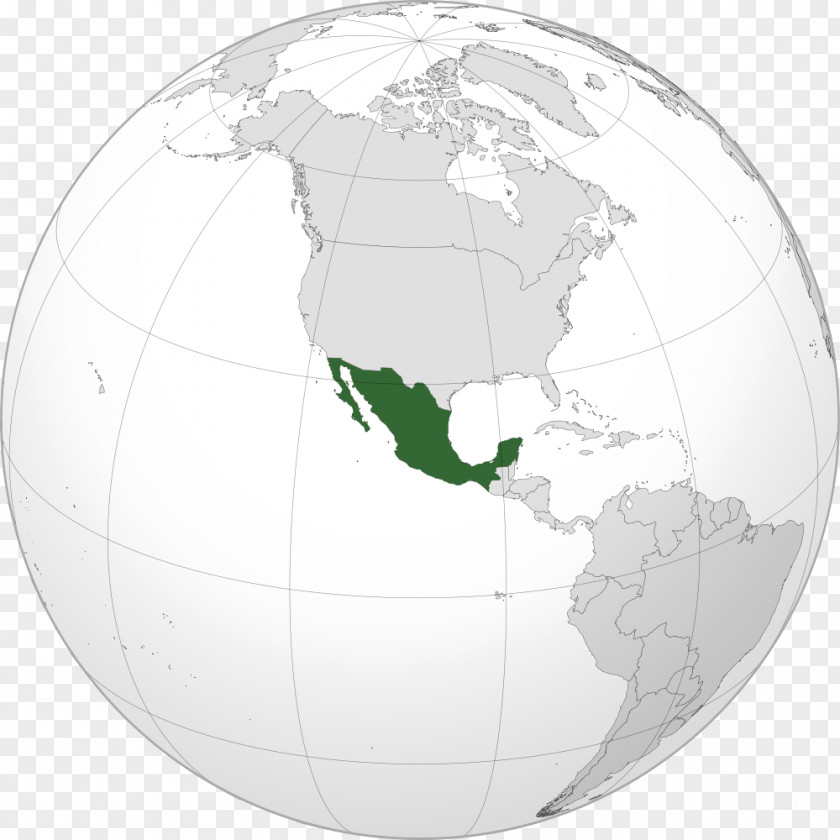 Mexico City United States World Map PNG