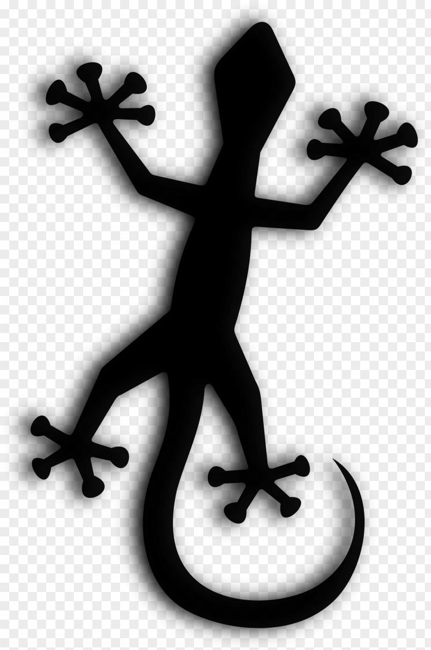 Silhouette Symbol Gecko PNG