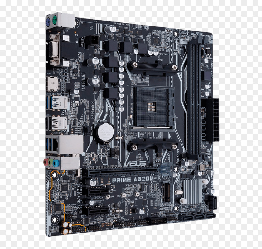 Socket AM4 MicroATX Motherboard PRIME A320M-K ASUS PNG