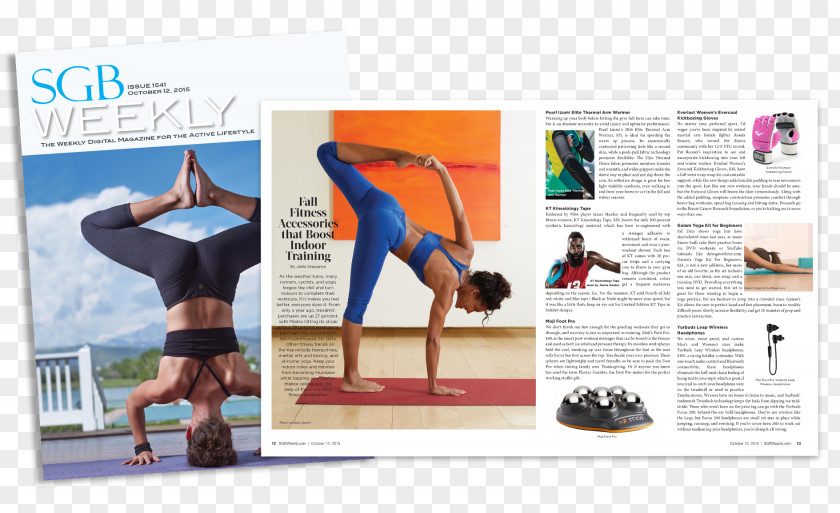 Yoga Magazine Graphic Design Deliverable Editorial PNG
