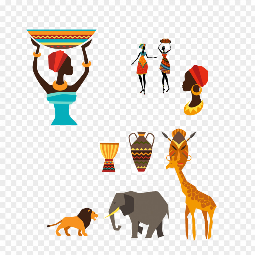 African Character Africa Cartoon Clip Art PNG