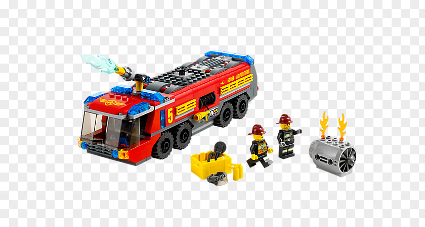 Lego Fire Truck LEGO 60061 City Airport Amazon.com Minifigure Toy PNG
