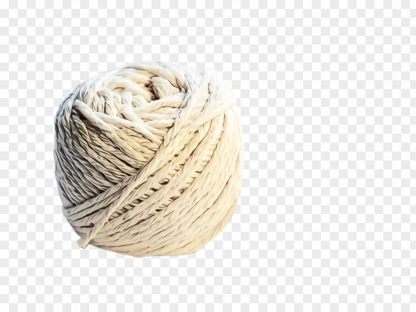 Textile Beige Thread Wool White Rope Twine PNG