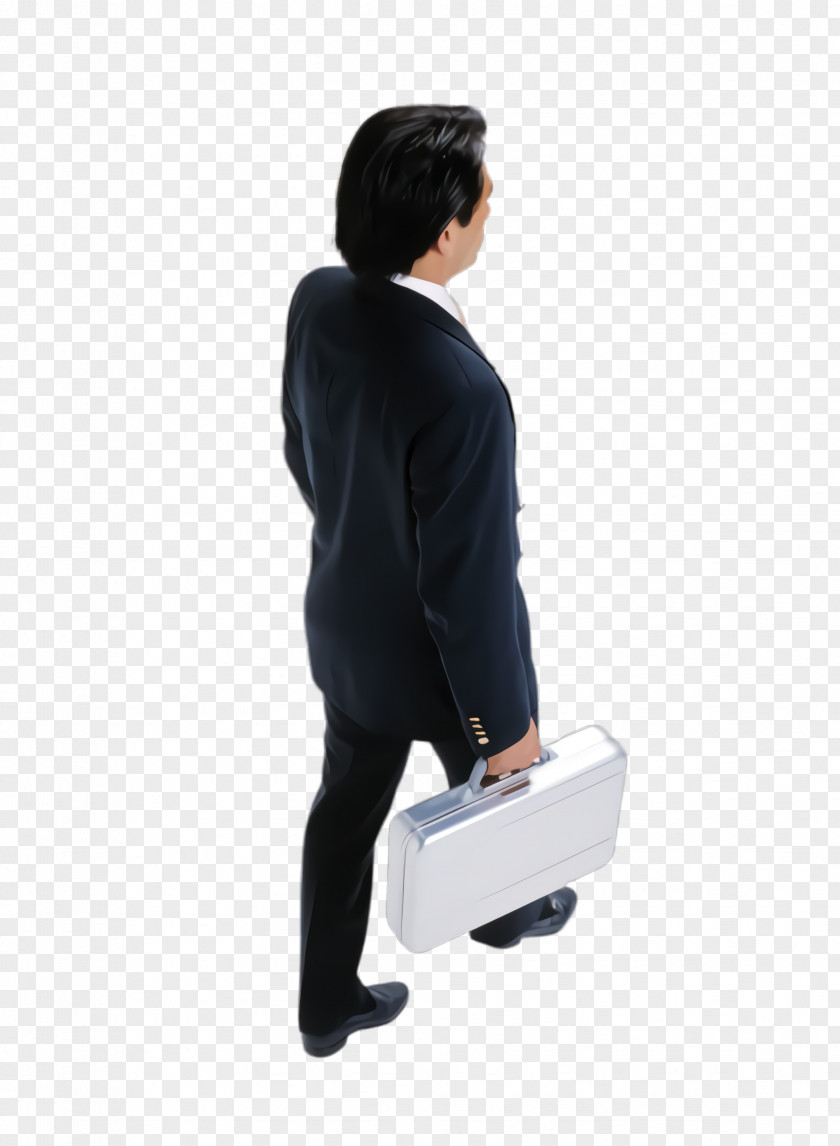 Hand Luggage Businessperson Standing Briefcase Suitcase Baggage Sitting PNG