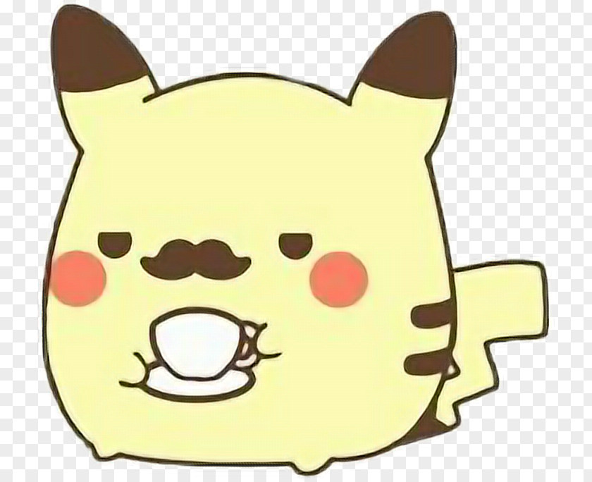 Pikachu Pokémon: Let's Go, Pikachu! And Eevee! Moustache Cuteness PNG