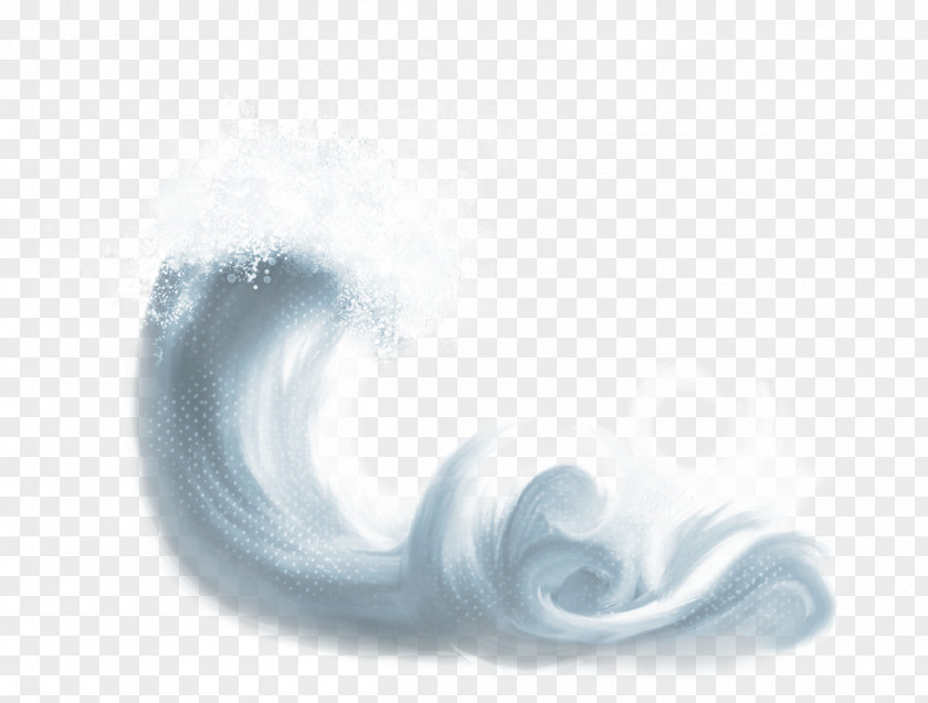 Wave Spray Painted Icon,Creative World Ocean Wind Sea PNG