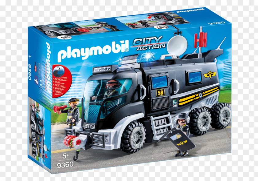 Toy Playmobil Police Truck Amazon.com Special Deployment Commando PNG