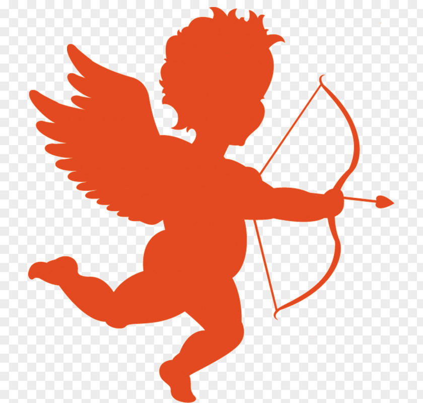 Angel With Bow And Arrow Clip Art Vector Graphics Illustration Image Love PNG