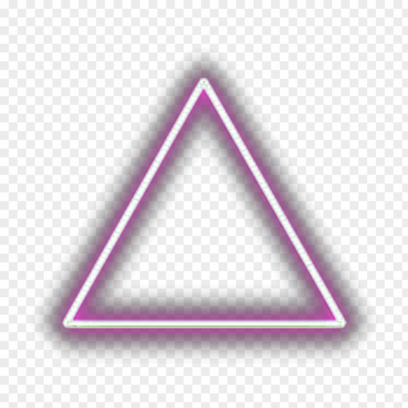 Neon Triangle Clip Art Desktop Wallpaper Light PNG