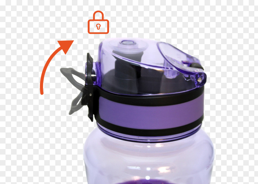 Purple Little Bottle Water Bottles Bisphenol A Lid PNG