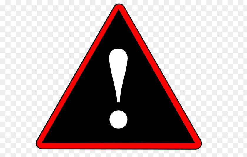 Red Risk Warning Sign Computer Network Clip Art PNG