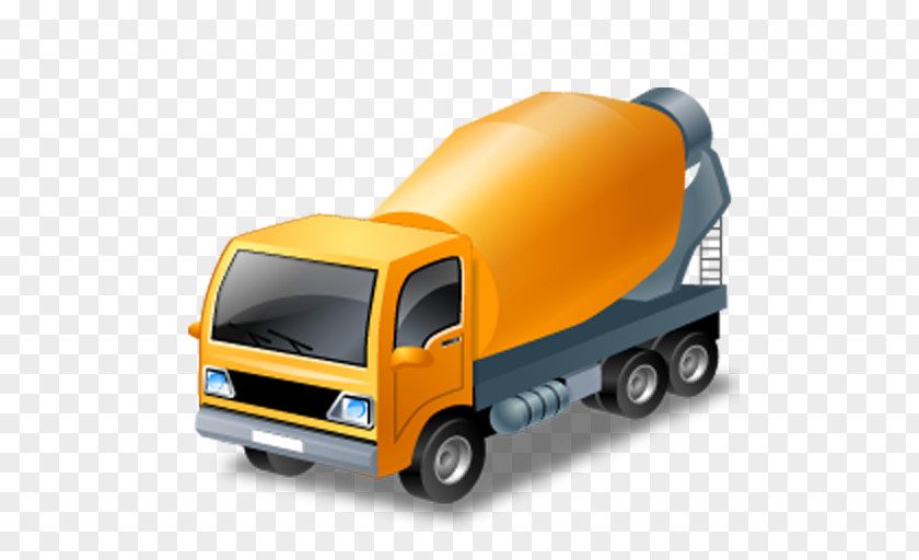 Car Pickup Truck Cement Mixers Concrete Pump PNG