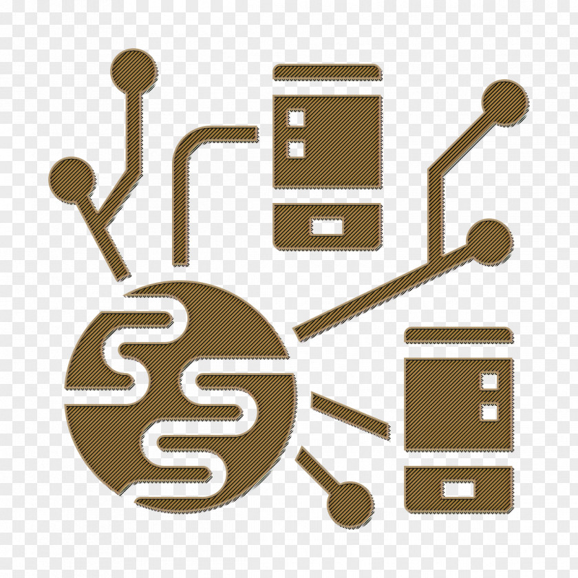 Devices Icon Network Data Management PNG