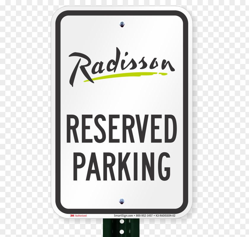 Hotel Parking Lot Signs Radisson Laundry Bag Telephony Logo PNG