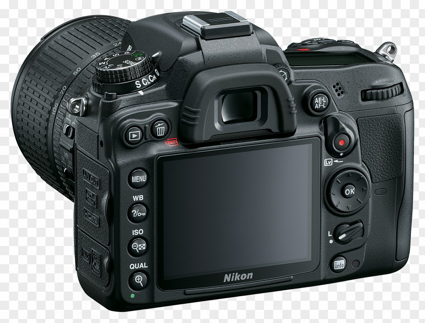 Camera Nikon D7000 AF-S DX Nikkor 18-105mm F/3.5-5.6G ED VR Digital SLR Format PNG