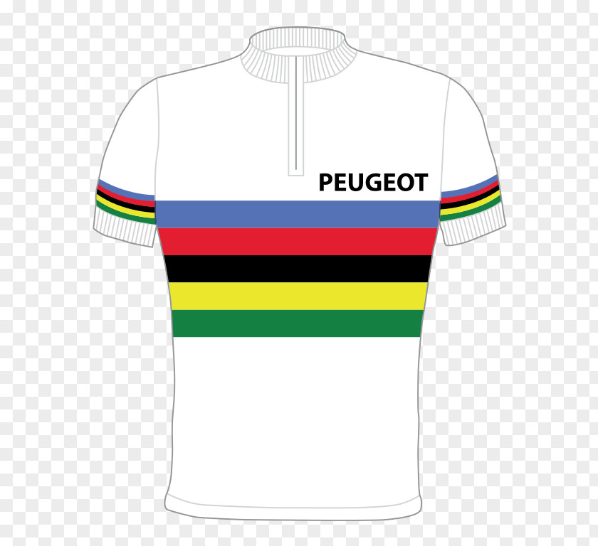 Cycling Rainbow Jersey Tour De France T-shirt PNG