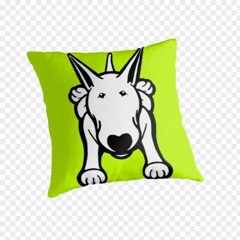 English Bully Dog Throw Pillows Cushion Illustration PNG