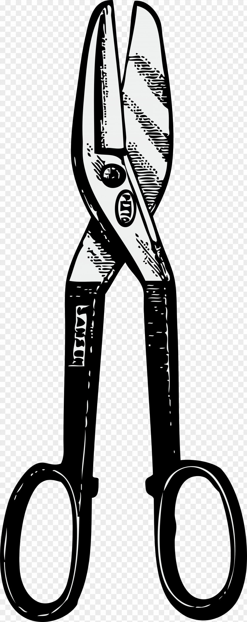 Metal Nail Snips Clip Art PNG