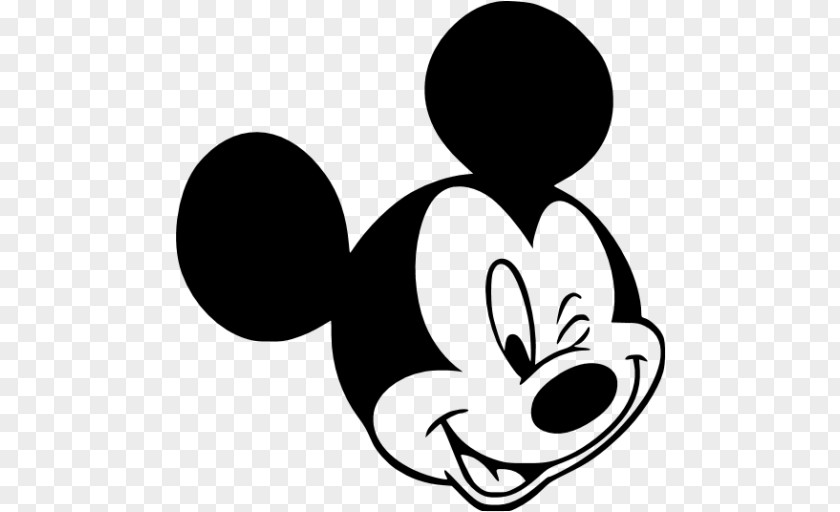 Mickey Minnie Mouse Black And White Clip Art PNG