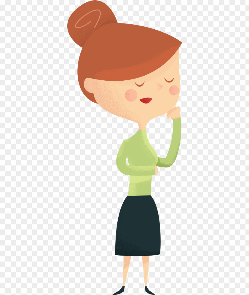 Style Smile Business Cartoon PNG