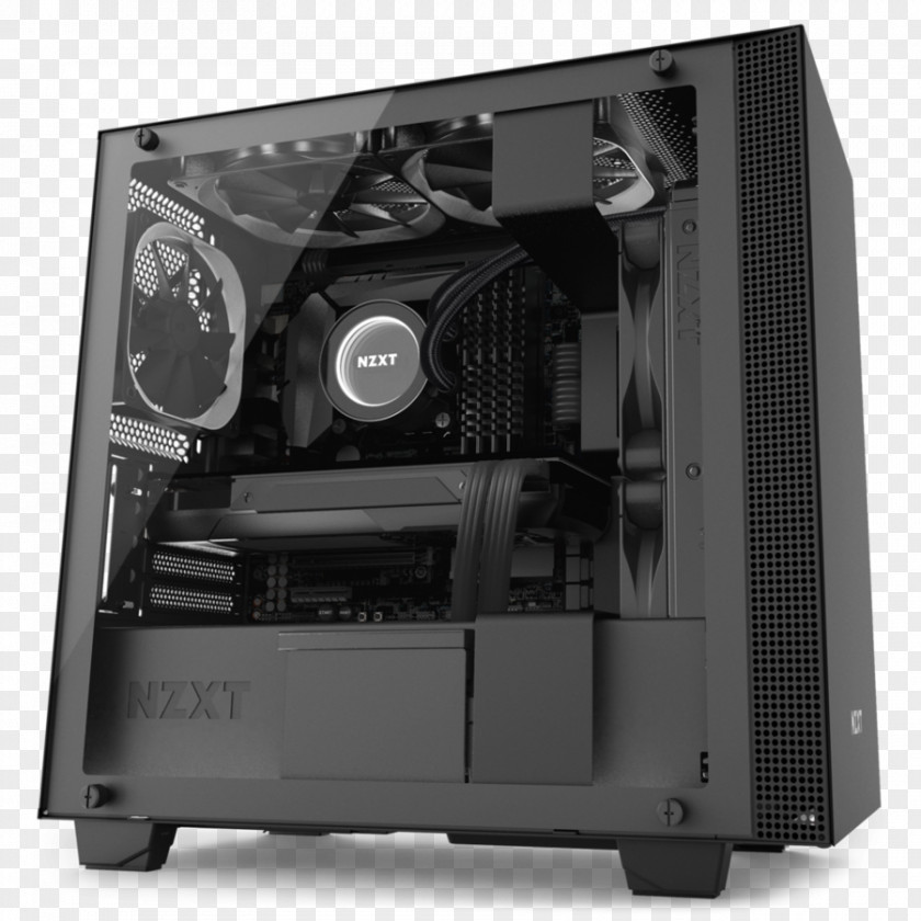 Adaptive Learning Computer Cases & Housings Power Supply Unit NZXT H400i Tower Black ATX PNG
